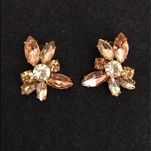 Beautiful J. Crew crystal earrings! EUC,worn once!